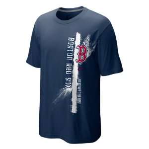 Boston Red Sox Navy Nike Superstition Tee  Sports 
