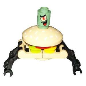    LEGO Plankton on his Robot Krabby Patty from set 4981 Toys & Games