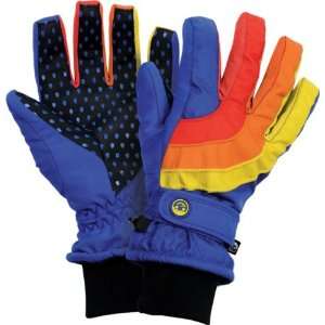  Neff Rainbow Blue 2012 Girls Snowboard Gloves Sports 