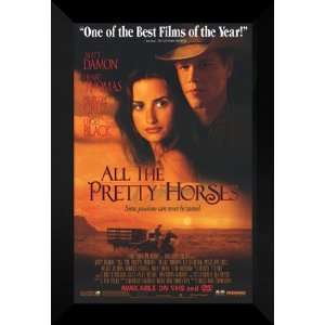  All the Pretty Horses 27x40 FRAMED Movie Poster   B