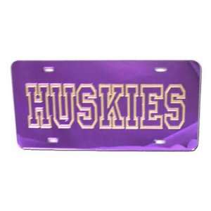  Washington Huskies Purple W/Gold Trim HUSKIES Mirror 