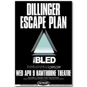  Dillinger Escape Plan Poster   B Concert Flyer