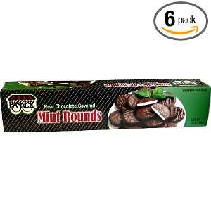 Empress Gift Box, Chocolate Mint Rounds, 5 Ounce Box (Pack of 6 