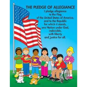   Chartlet The Pledge Of Allegiance By Carson Dellosa Toys & Games