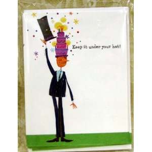   INH4004 Under Your Hat Suprise Party Invitations 