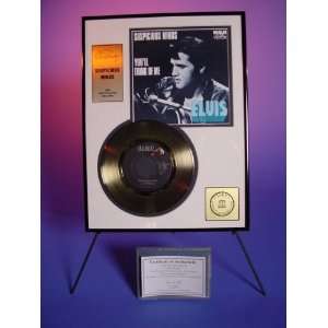   Presley 24 Kt Gold Record Suspicious Minds
