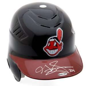  Grady Sizemore Cleveland Indians Autographed Batting 