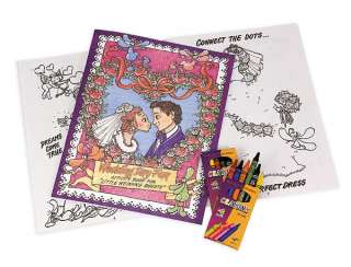 WEDDING FAVOR GIFT 3pk CHILDREN KIDS ACTIVITY BOOK 068180867004 
