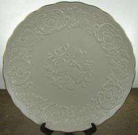   China Large 24K Gold/Cream Embossed Wedding Marriage Plate Platter New