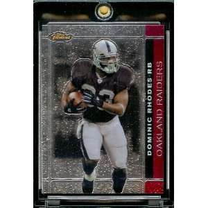  2007 Topps Finest # 46 Dominic Rhodes   Oakland Raiders 