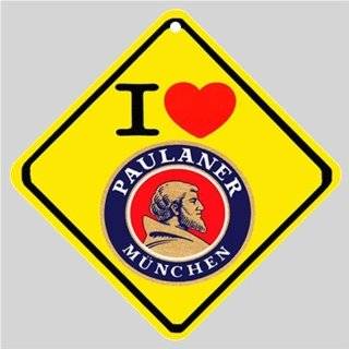 Love Paulaner Beer Logo Car Window Sign by Marich