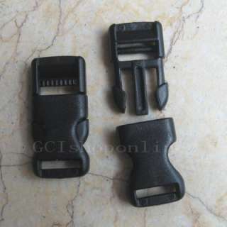 15 Side Release Buckle Plastic for Paracord webbing strap 1/2 3/8 5 