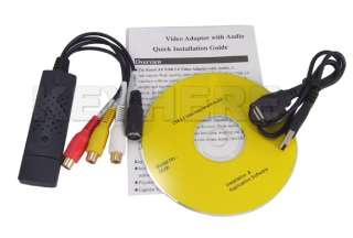 USB DVR CCTV Video Audio Recorder Card Capture Adapter  
