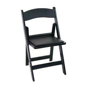  Atlas Black Plastic Folding Chair 