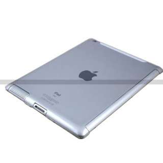 Smart Cover Crystal Clear Slim Hard Case For iPad 2 2nd  