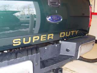 Ford F250 Super Duty Tailgate Letters Inserts Stickers  