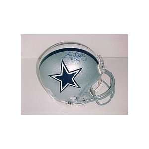 Tony Dorsett Dallas Cowboys NFL Autographed Pro Line Helmet with HOF 