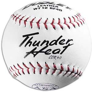  Dudley Thunder Heat Leather Softball ( ASA 0.40/375, Red 