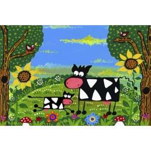  Cute Cows Wall Mural