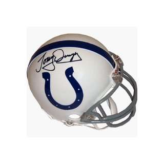  Tony Dungy Autographed Indianapolis Colts Replica Mini 