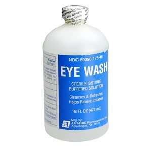  Eye wash, Screw top, 16 oz., 1 ea.