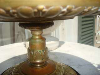 VICTORIAN FRENCH LARGE BRONZE COMPOTE SIGNED LE BLANC  