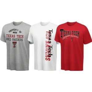  Texas Tech Red Raiders Cube T Shirt 3 Pack Sports 