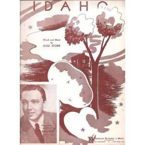 Sheet Music Idaho Alvino Rey 31 