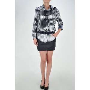  Trendology Classic Formal Striped Button up Long Sleeve 