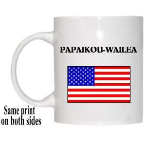  US Flag   Papaikou Wailea, Hawaii (HI) Mug Everything 