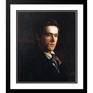  Eakins, Thomas 20x23 Framed and Double Matted Portrait of 