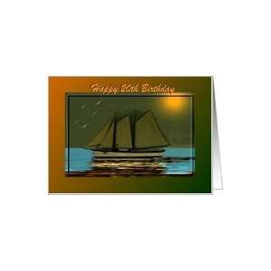  20th Birthday / age specific / Ship At Sea Card Toys 