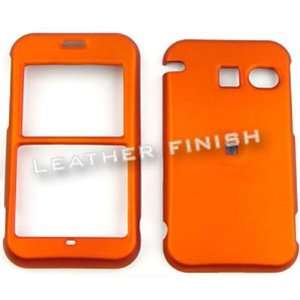 Sanyo 2700 Honey Burn Orange, Leather Finish Hard Case/Cover/Faceplate 
