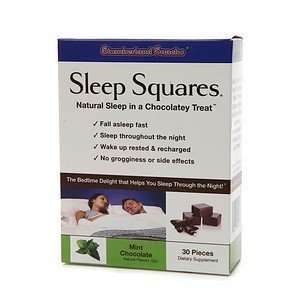  Sleep Squares Natural Sleep in a Chocolatey Treat, Mint 