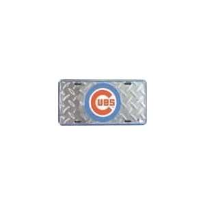  Chicago Cubs License Plate (Diamond Plate) Sports 