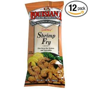 Louisiana Fish Fry Products Shrimp Fry, 10 Ounce Bags (Pack of 12 