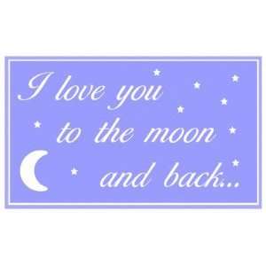 LOVE YOU TO THE MOON AND BACK   Wooden Sign by CreateYourWoodSign 
