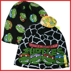 Teenage Mutant Ninja Turtles Beanie  TMNT Reversible Hat / Cap  