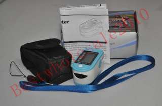 100%warranty OLED Fingertip Pulse Oximeter SPO2 with Free Case +FREE 