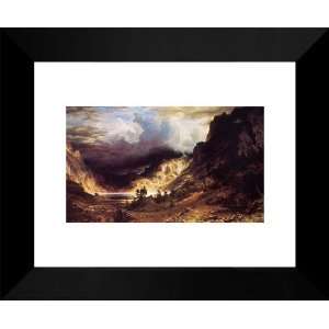  A Storm in the Rocky Mountains, Mr. Rosalie 15x18 FRAMED 