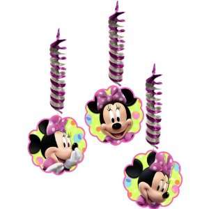 Lets Party By Hallmark Disney Minnie Mouse Bow tique Hanging Danglers