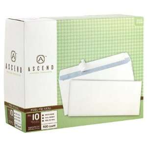  Ascend #10 Peal to Seal Business Envelopes, 30% Recycled 