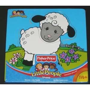    Fisher Price Little People Wooden Puzzle Sheep Toys & Games