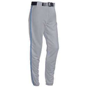  14Oz Proweight Polyester Piped Baseball Pants 331 SILVER 