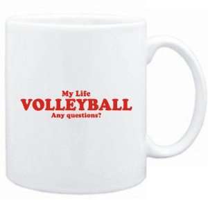  New  My Life Volleyball  Any Questions ? Mug Sports 