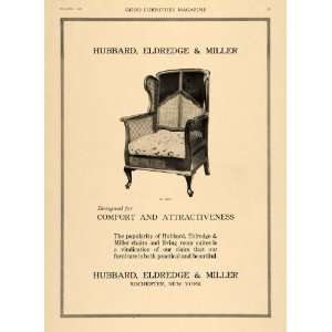   Armchair Hubbard Eldredge Miller   Original Print Ad