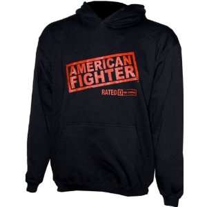  American Fighter Logo Camp Sweater Hoodie (SizeS) Sports 