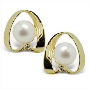   Flair Japanese Akoya Cultured Pearl Earring American Pearl Jewelry