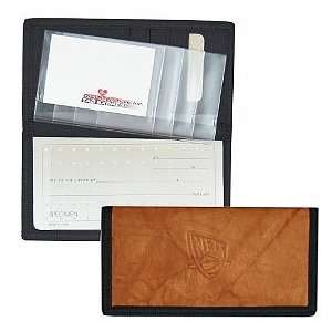New Jersey Nets Leather/Nylon Embossed Checkbook Cover