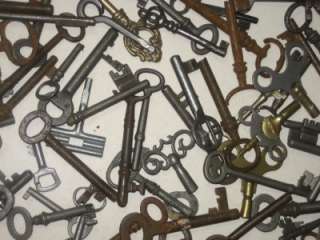 100+Antique Vintage Old Broken Skeleton Furniture Keys  
